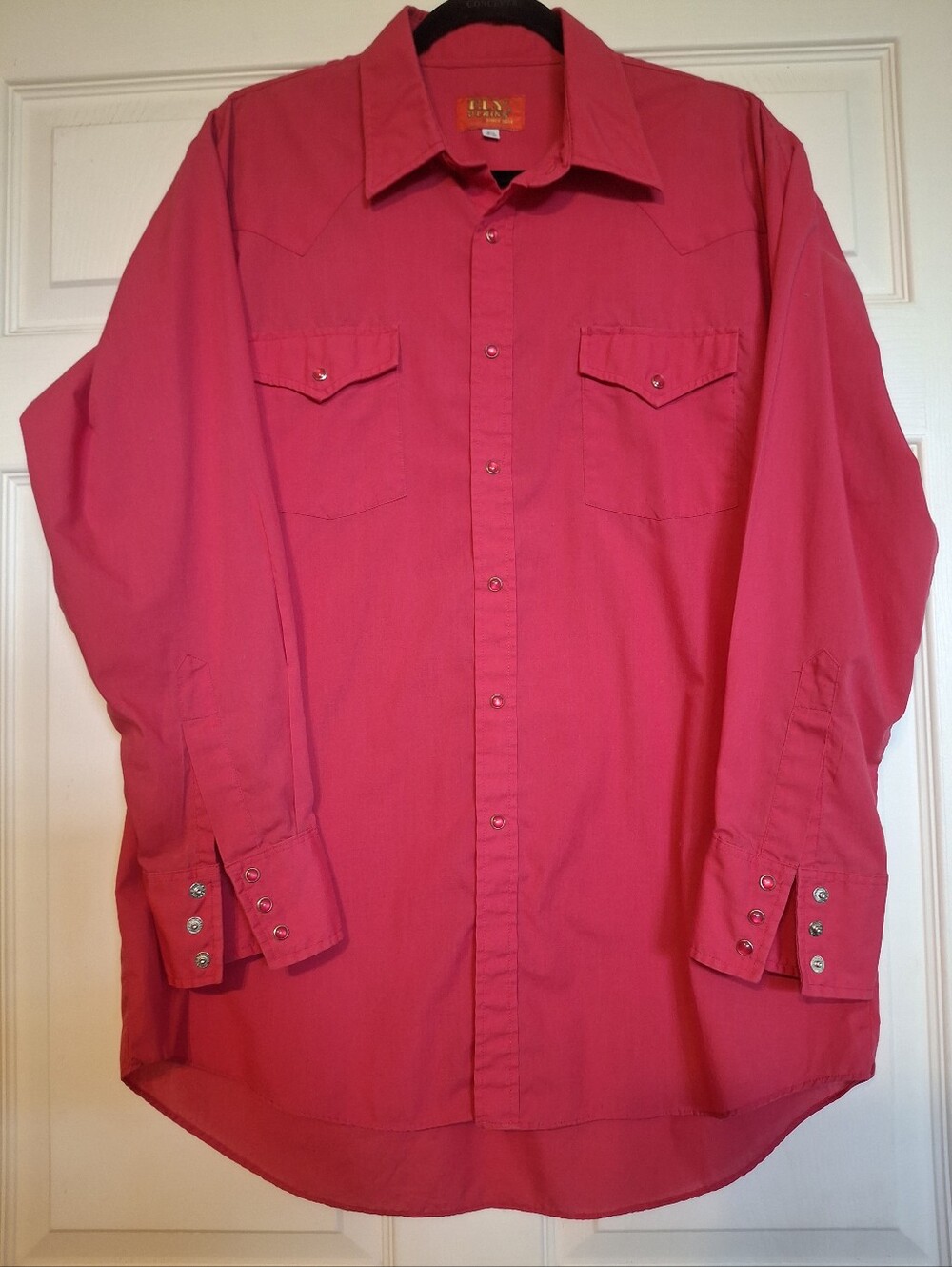 ELY PLAINS Men's Western Pearl Snap Long Sleeve Shirt